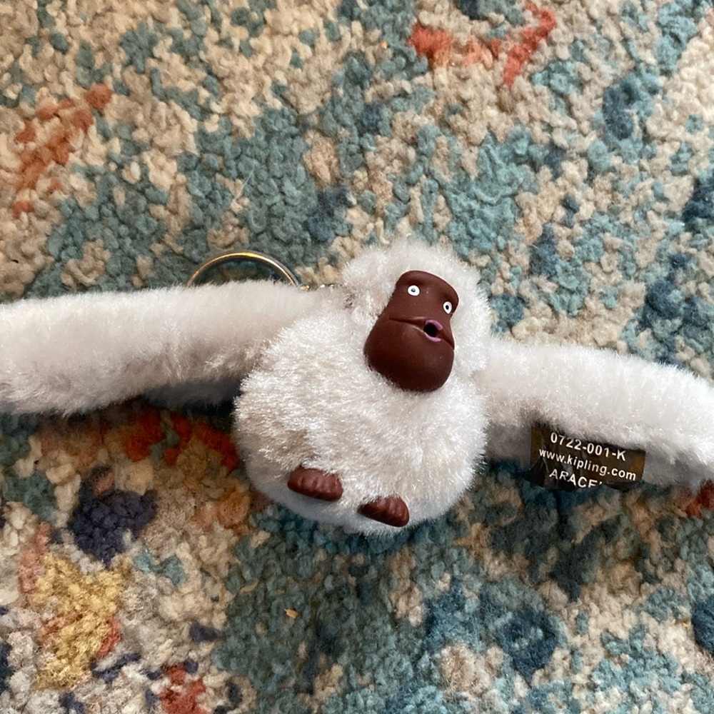 Kipling Monkey Keychain White - image 1